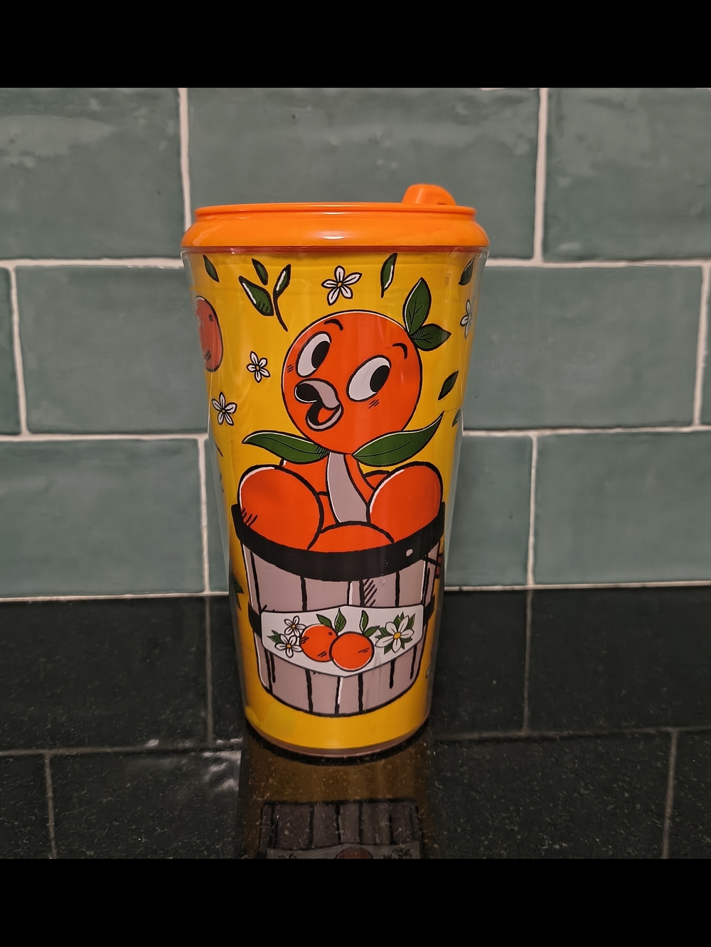 Disney Orange Character Travel Tumbler - Yellow and Orange